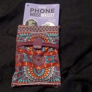 Phone wrist wallet